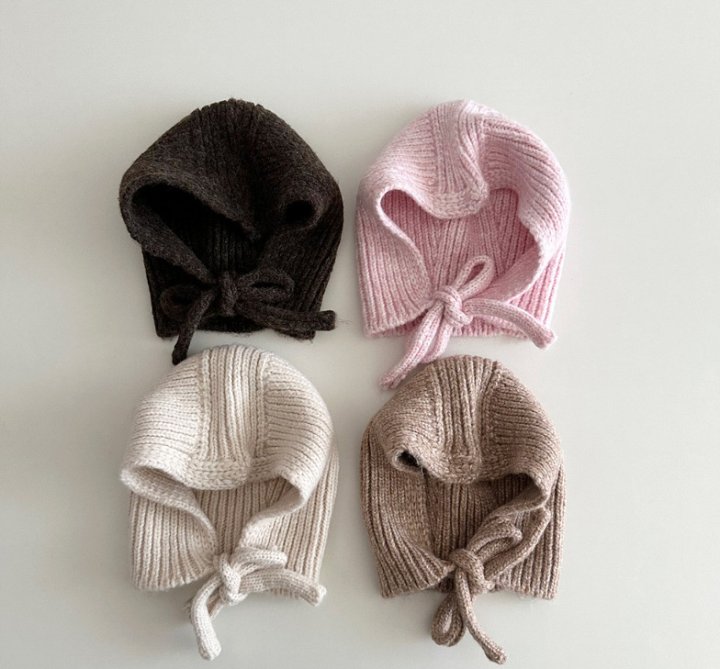 Miso - Korean Children Fashion - #stylishchildhood - Eo Ribbed Balaclava - 5