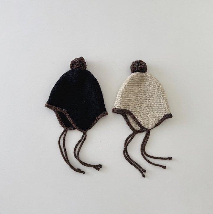 Miso - Korean Children Fashion - #toddlerclothing - Ollie Pom Hat - 4