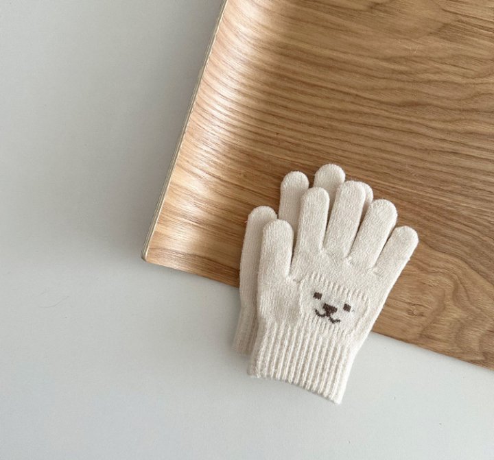 Miso - Korean Children Fashion - #prettylittlegirls - Eo Bear Finger Gloves - 4