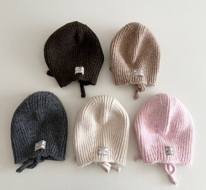 Miso - Korean Children Fashion - #todddlerfashion - Eo Ribbed Balaclava - 3