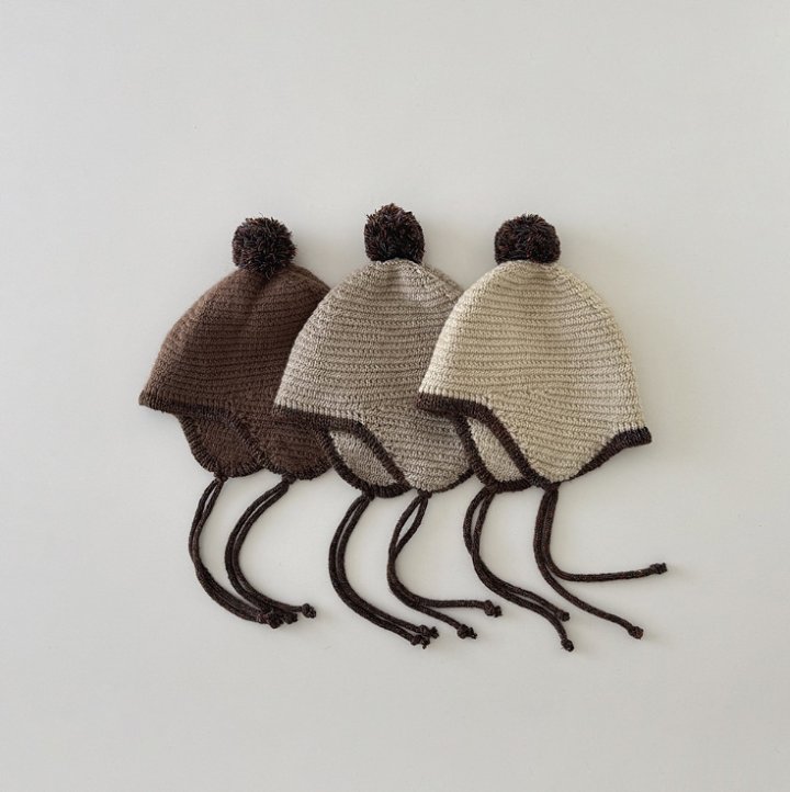 Miso - Korean Children Fashion - #todddlerfashion - Ollie Pom Hat - 2