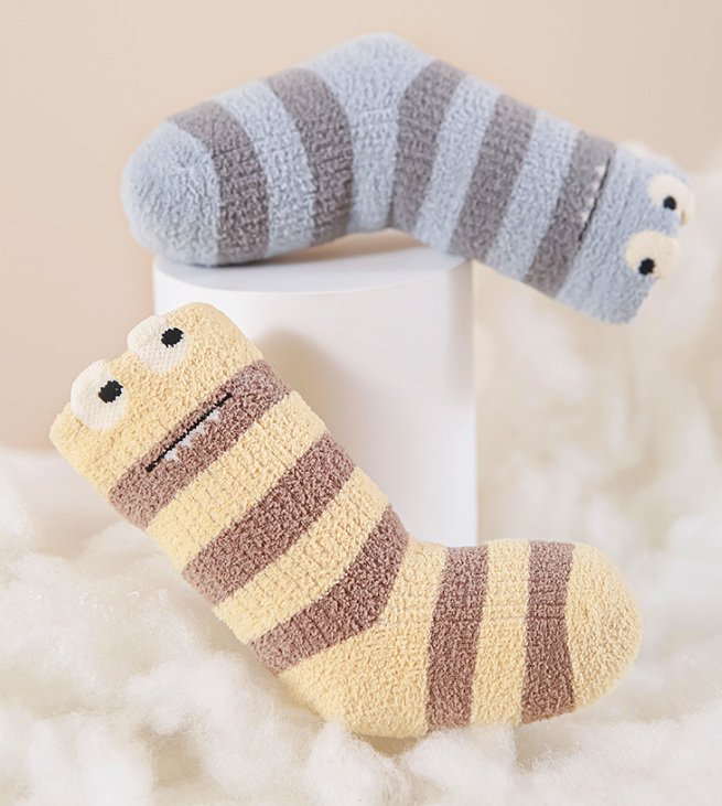 Miso - Korean Children Fashion - #todddlerfashion - Wiggly Cozy Socks - 12