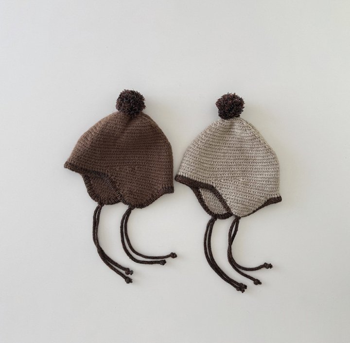 Miso - Korean Children Fashion - #toddlerclothing - Ollie Pom Hat - 3