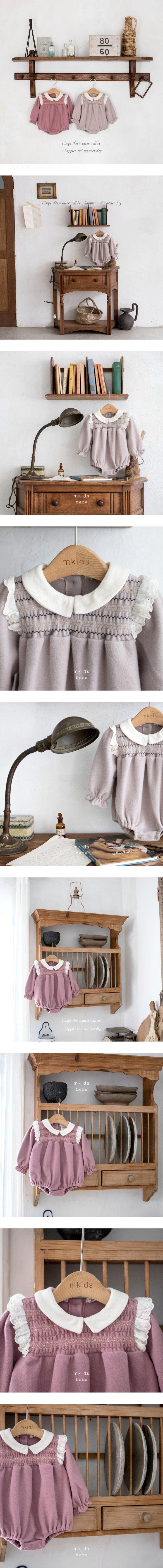 Mkids - Korean Baby Fashion - #babyootd - Charlotte Smock Suit