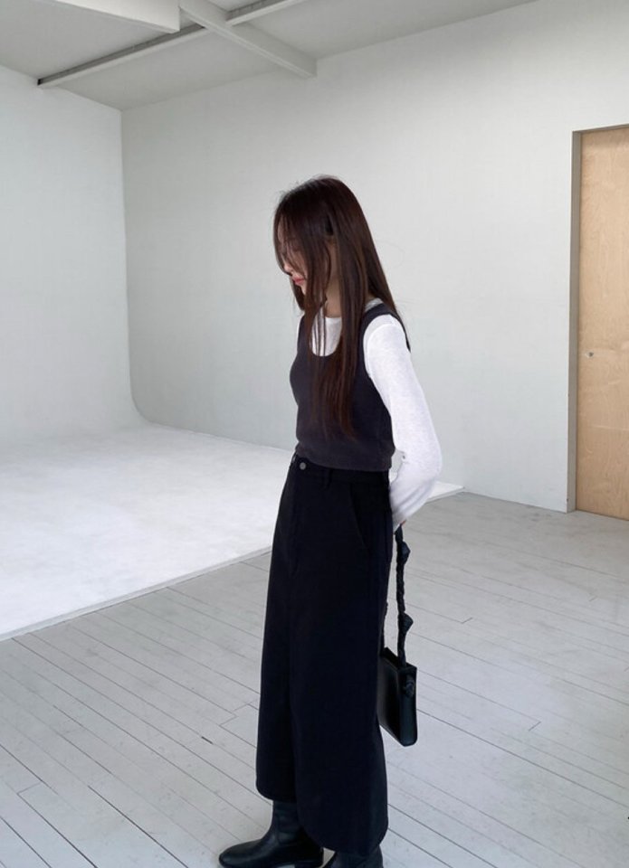 Moani - Korean Women Fashion - #momslook - Fave Back Slit Denim Skirt - 12