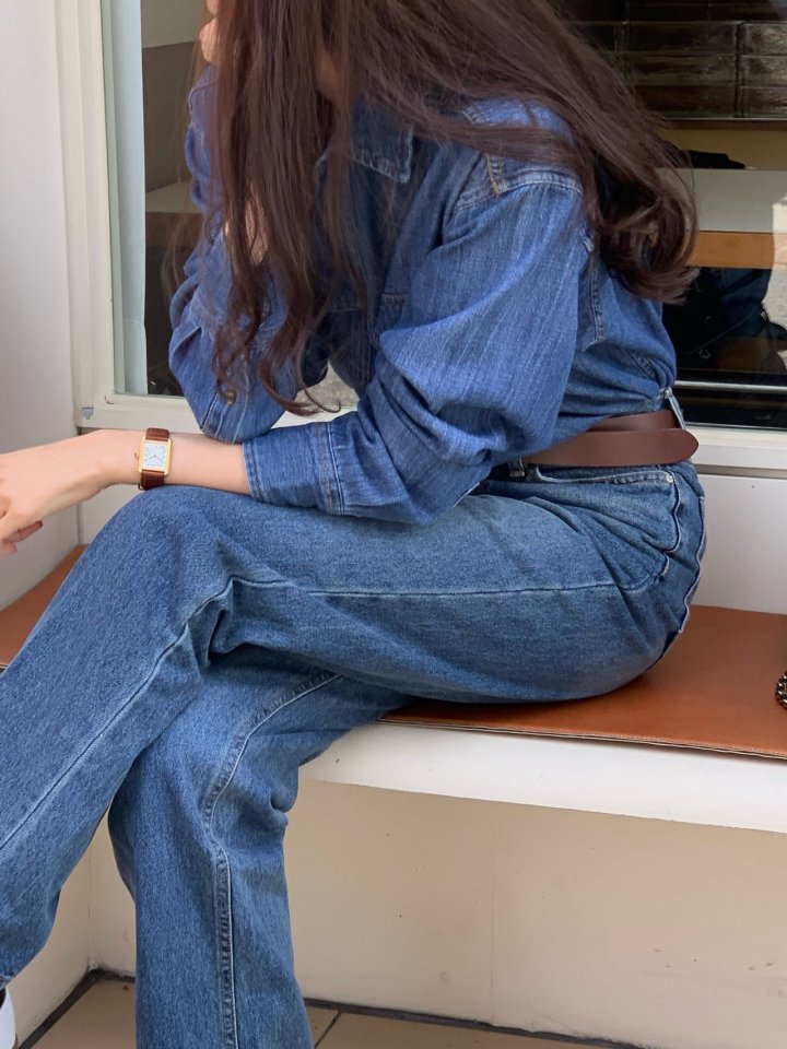 Moani - Korean Women Fashion - #momslook - Western Denim Shirts - 11