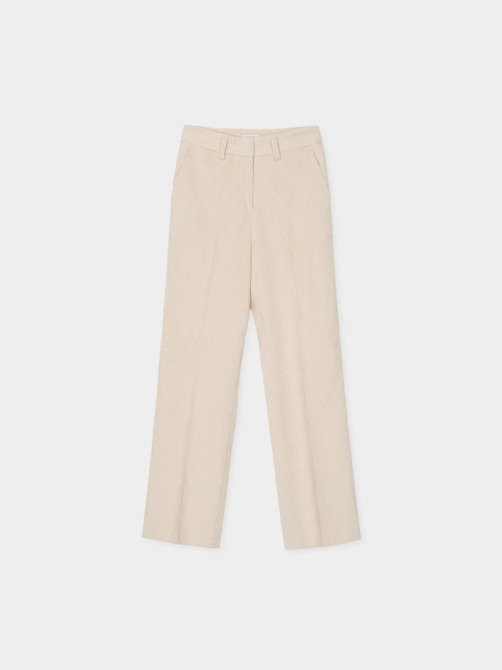 Moani - Korean Women Fashion - #momslook - Corduroy Semi Wide Pants