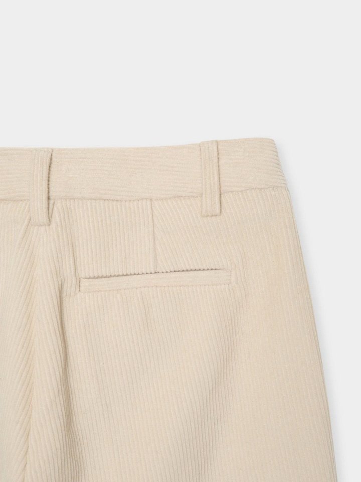Moani - Korean Women Fashion - #momslook - Corduroy Semi Wide Pants - 7