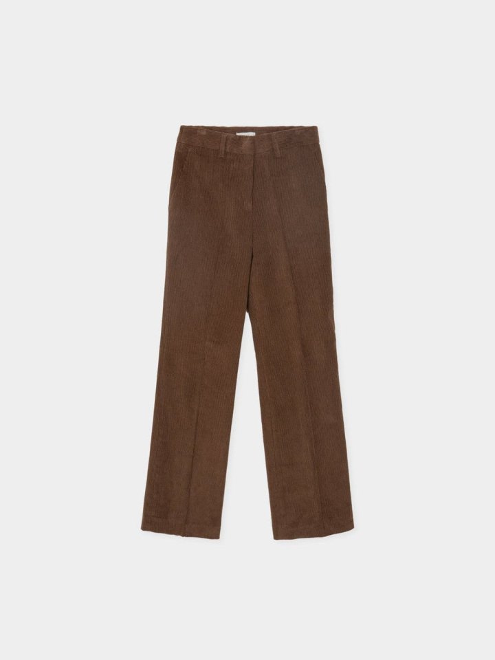 Moani - Korean Women Fashion - #momslook - Corduroy Semi Wide Pants - 9