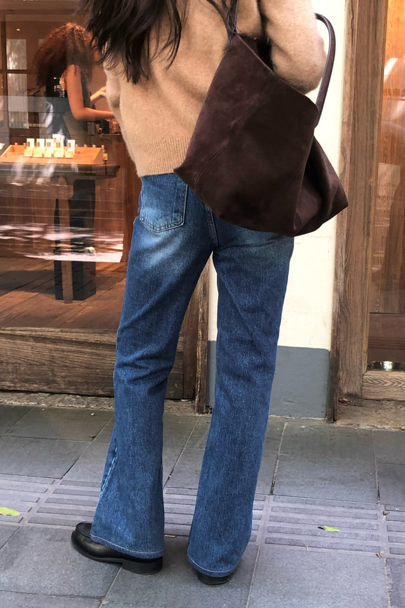 Moani - Korean Women Fashion - #momslook - Classic Flared Denim Jeans - 10
