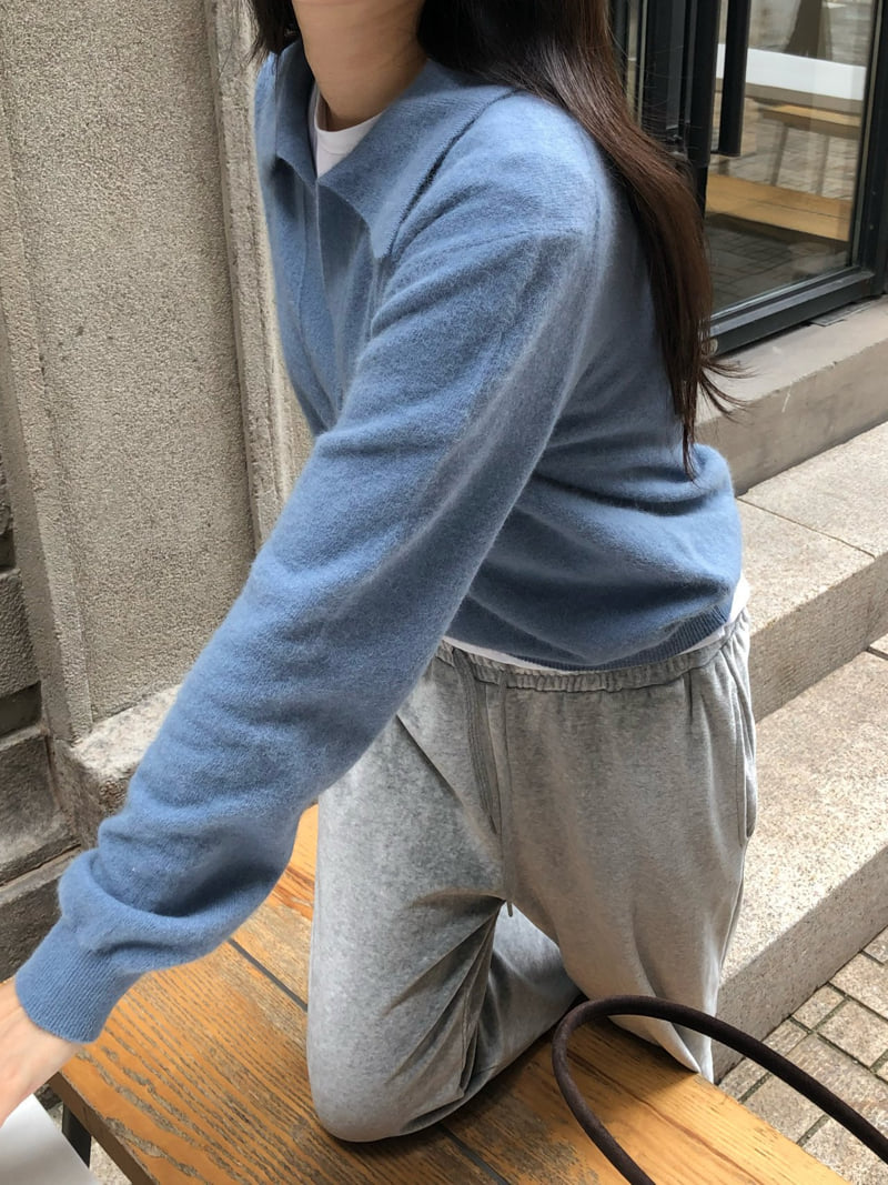 Moani - Korean Women Fashion - #momslook - Raccoon Overfit Collar Knit - 7