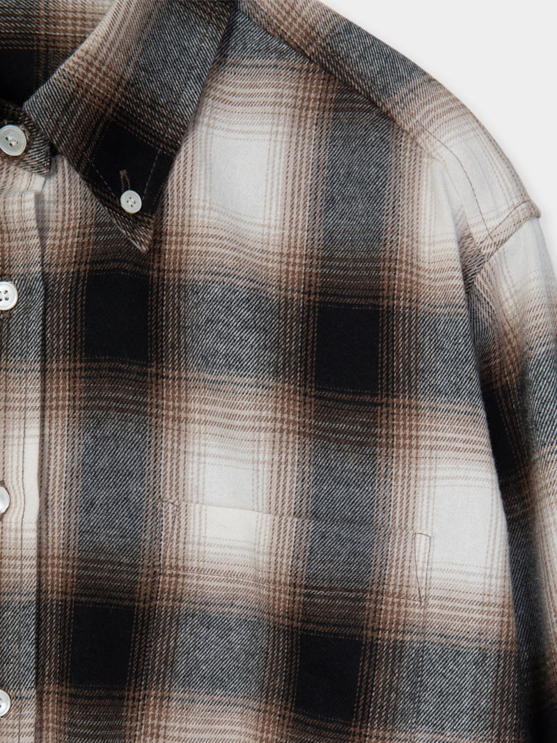 Moani - Korean Women Fashion - #momslook - Classic Over Check Shirt - 3