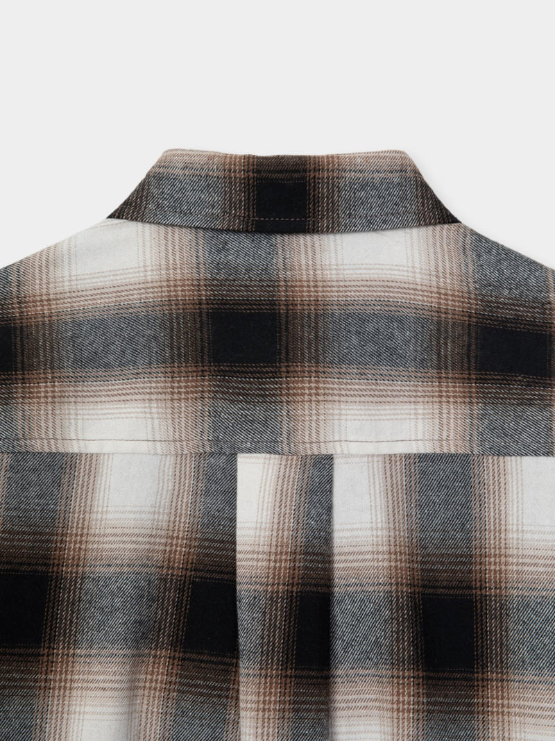 Moani - Korean Women Fashion - #momslook - Classic Over Check Shirt - 4
