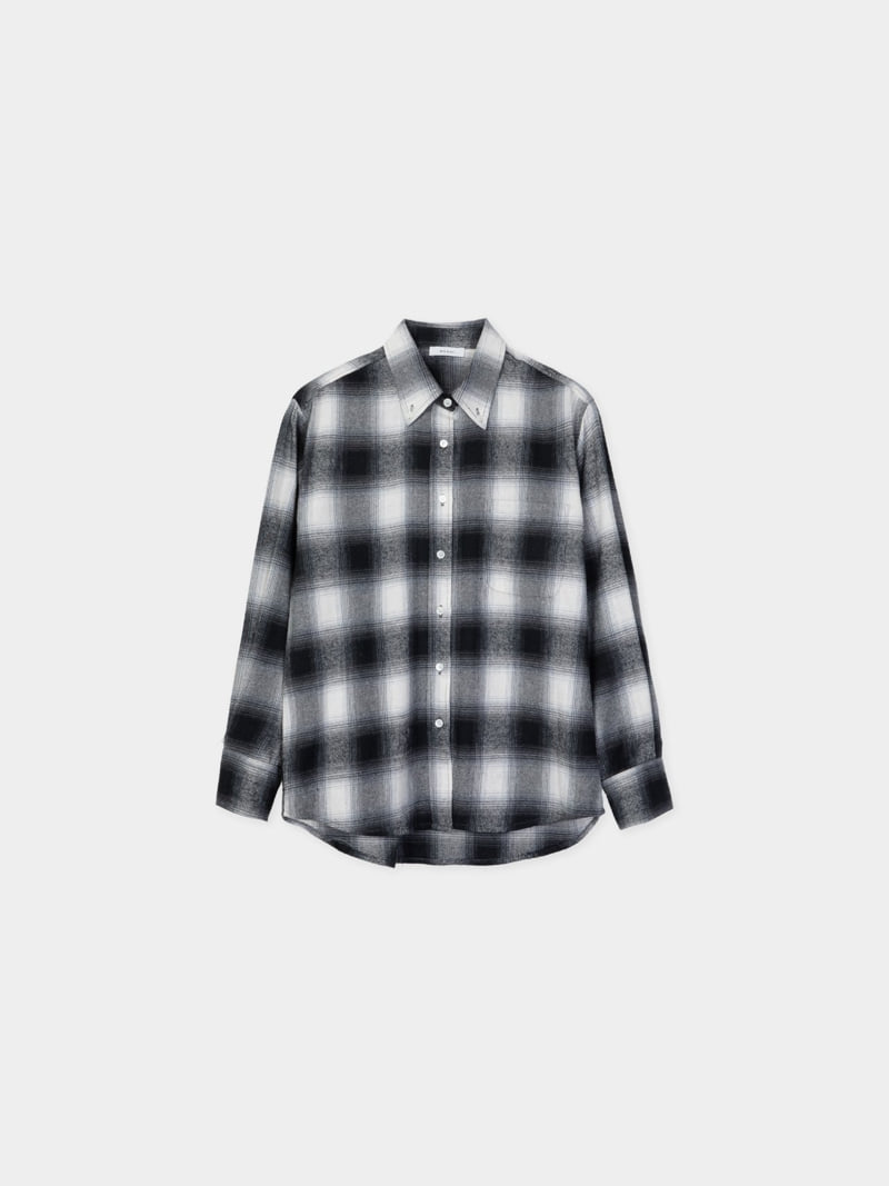 Moani - Korean Women Fashion - #momslook - Classic Over Check Shirt - 5