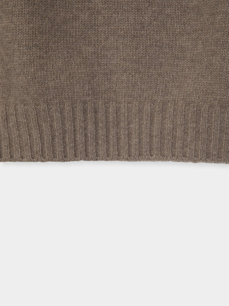 Moani - Korean Women Fashion - #momslook - Mink Cashmere Turtleneck Knit - 4