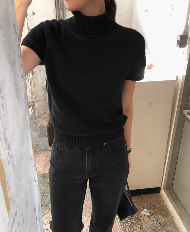 Moani - Korean Women Fashion - #shopsmall - Mink Cashmere Turtleneck Knit - 11