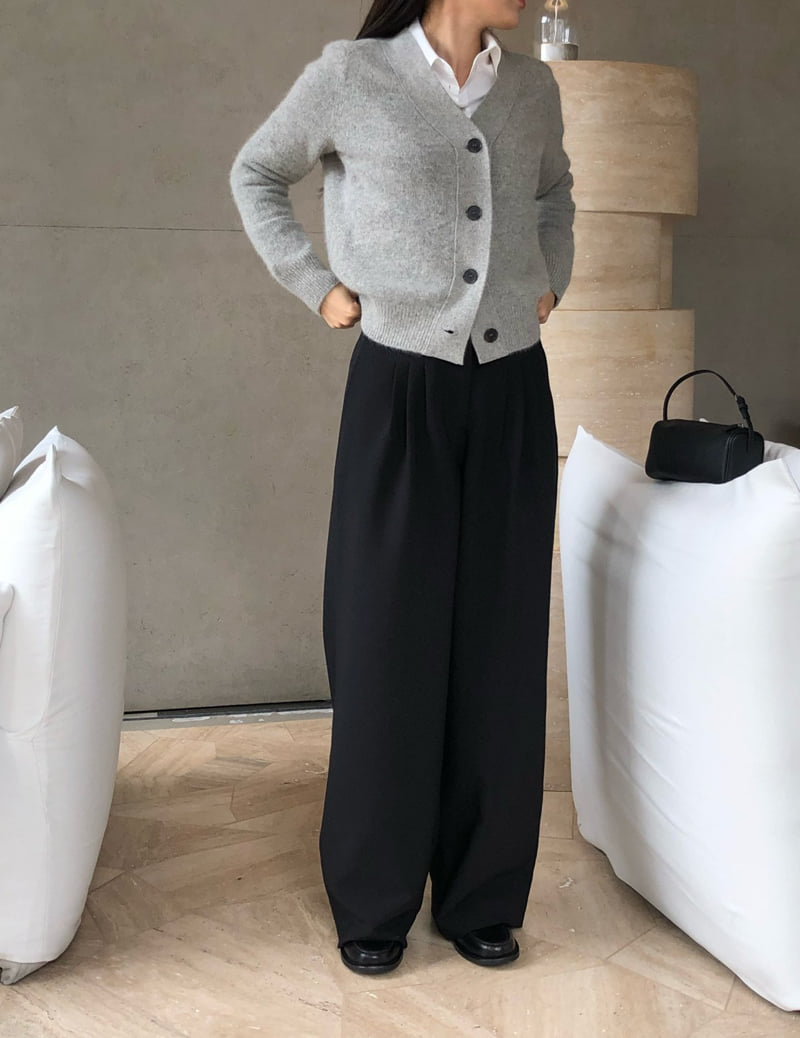 Moani - Korean Women Fashion - #shopsmall - Wool Low Wide Slacks - 9