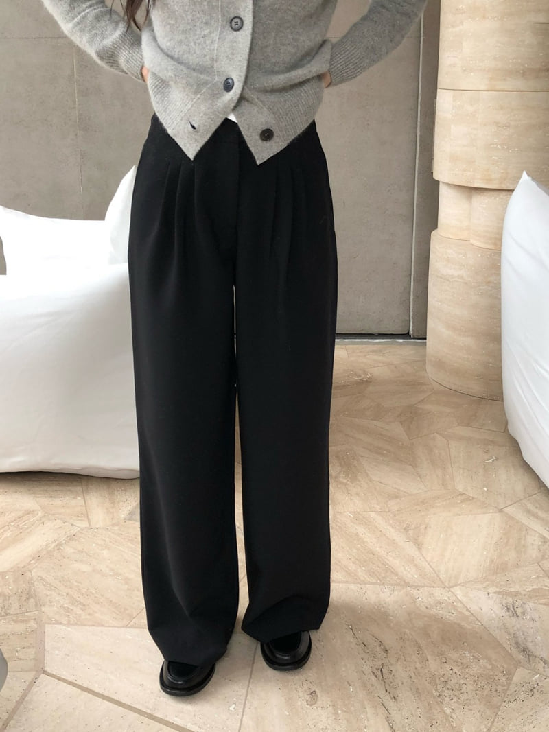 Moani - Korean Women Fashion - #thelittlethings - Wool Low Wide Slacks - 11