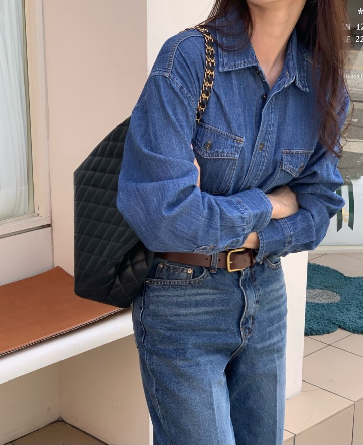 Moani - Korean Women Fashion - #womensfashion - Western Denim Shirts - 6