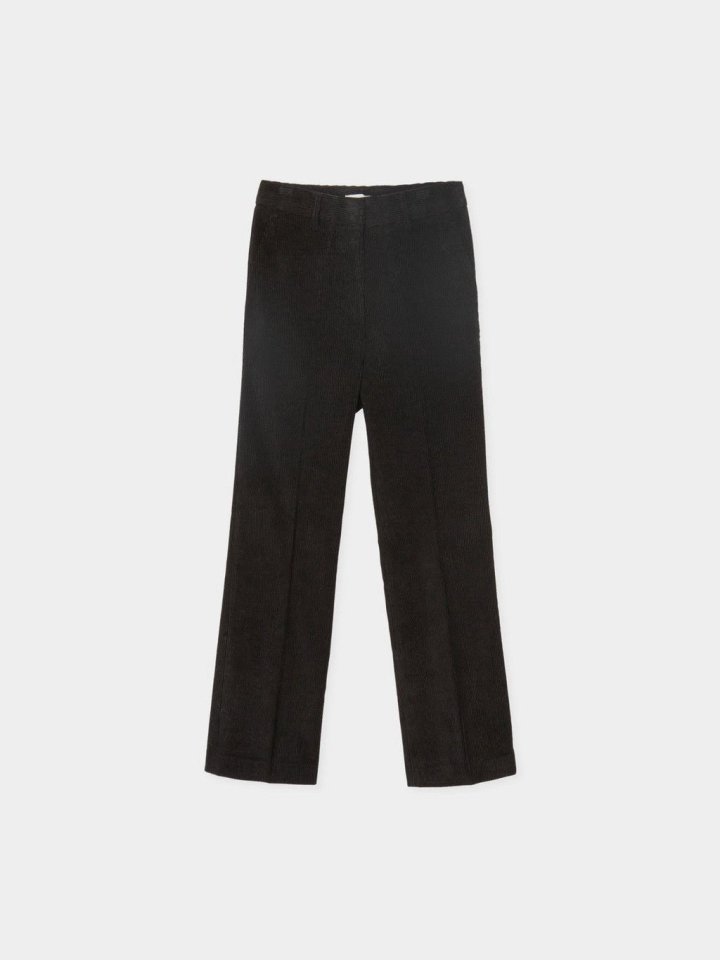 Moani - Korean Women Fashion - #womensfashion - Corduroy Semi Wide Pants - 10