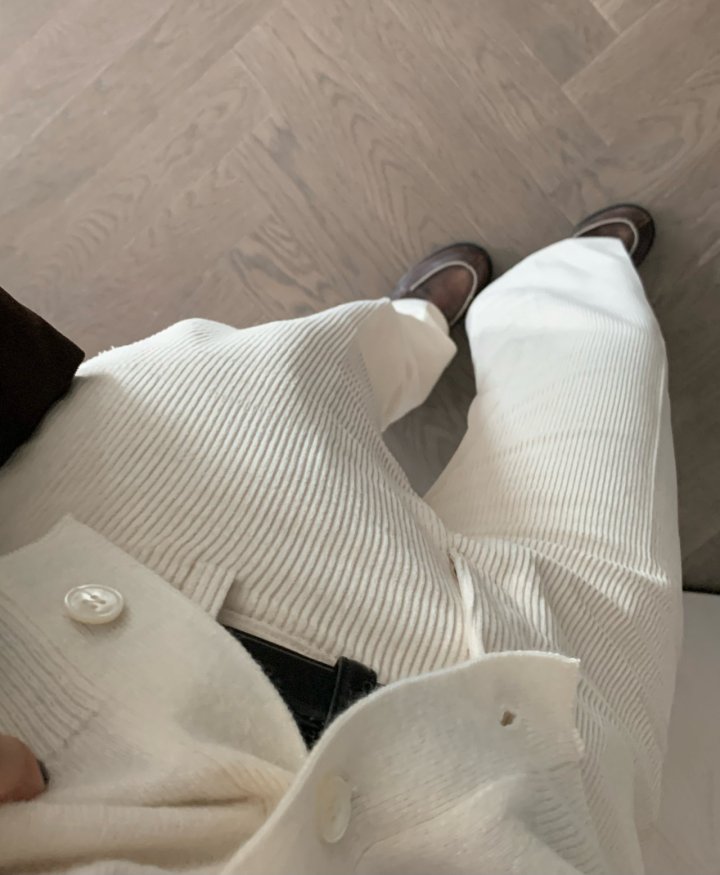 Moani - Korean Women Fashion - #womensfashion - Corduroy Semi Wide Pants - 3