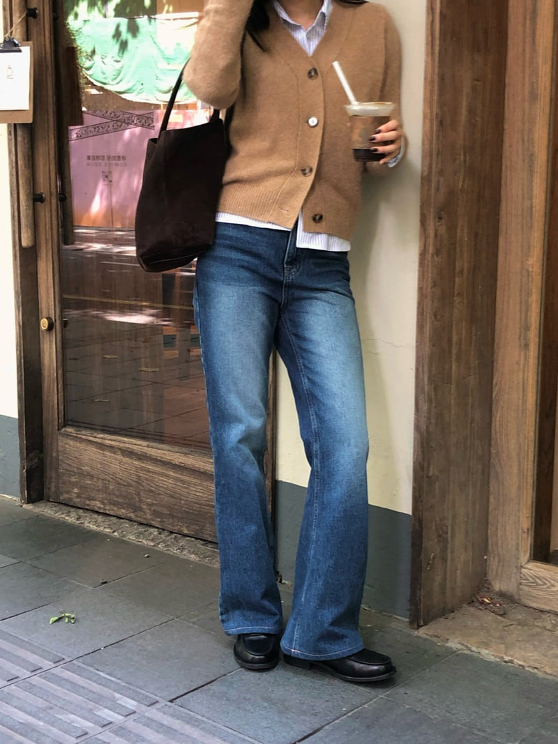 Moani - Korean Women Fashion - #womensfashion - Classic Flared Denim Jeans - 7