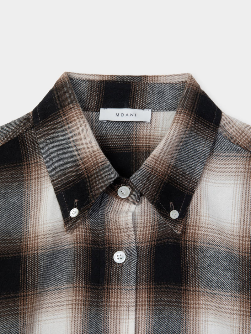 Moani - Korean Women Fashion - #womensfashion - Classic Over Check Shirt - 2
