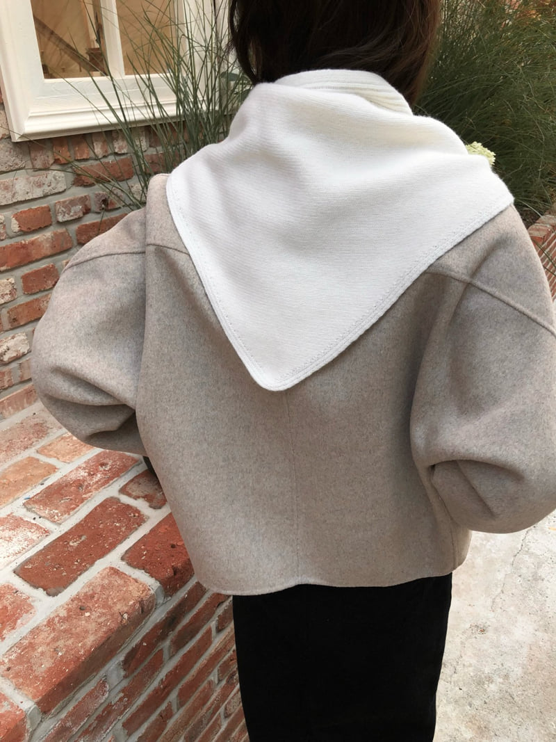 Moani - Korean Women Fashion - #momslook - Triangle Wrap Muffler - 4