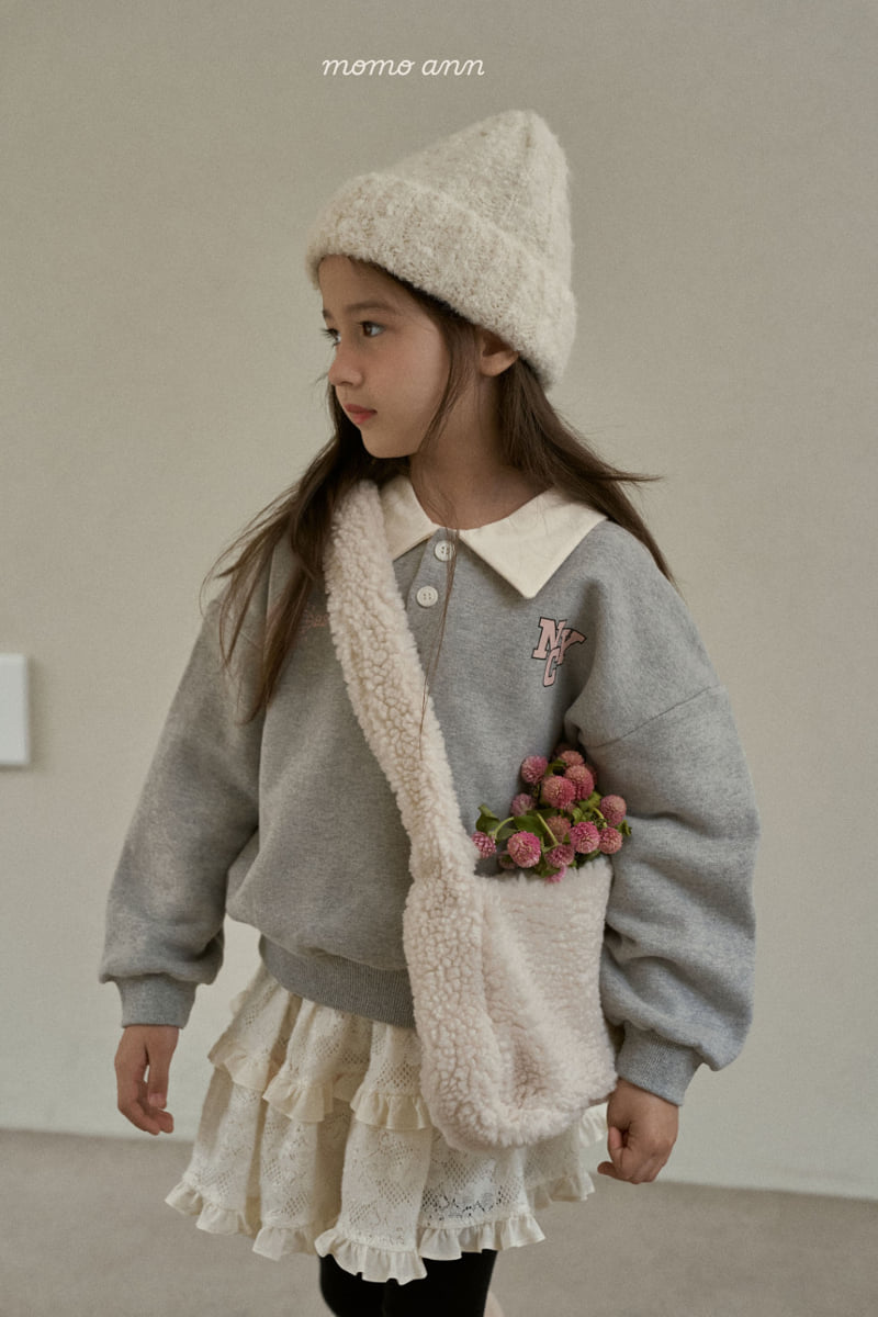 Momo Ann - Korean Children Fashion - #fashionkids - Crew Sweatshirt - 6