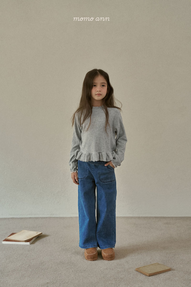 Momo Ann - Korean Children Fashion - #fashionkids - Frill Turtleneck Tee - 3