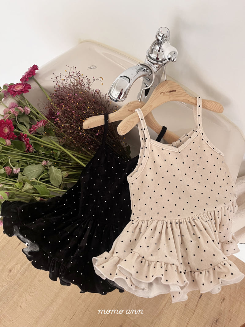 Momo Ann - Korean Children Fashion - #kidsshorts - Dot One-piece - 5