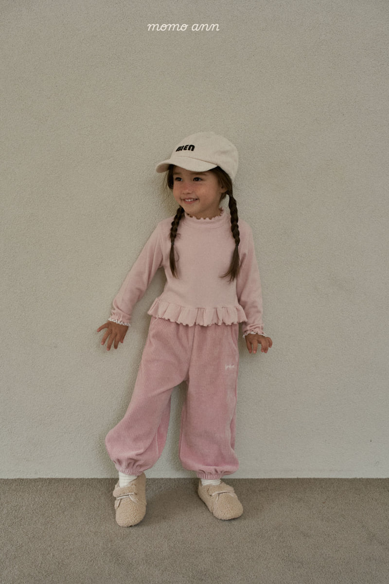 Momo Ann - Korean Children Fashion - #kidsstore - Frill Turtleneck Tee - 5