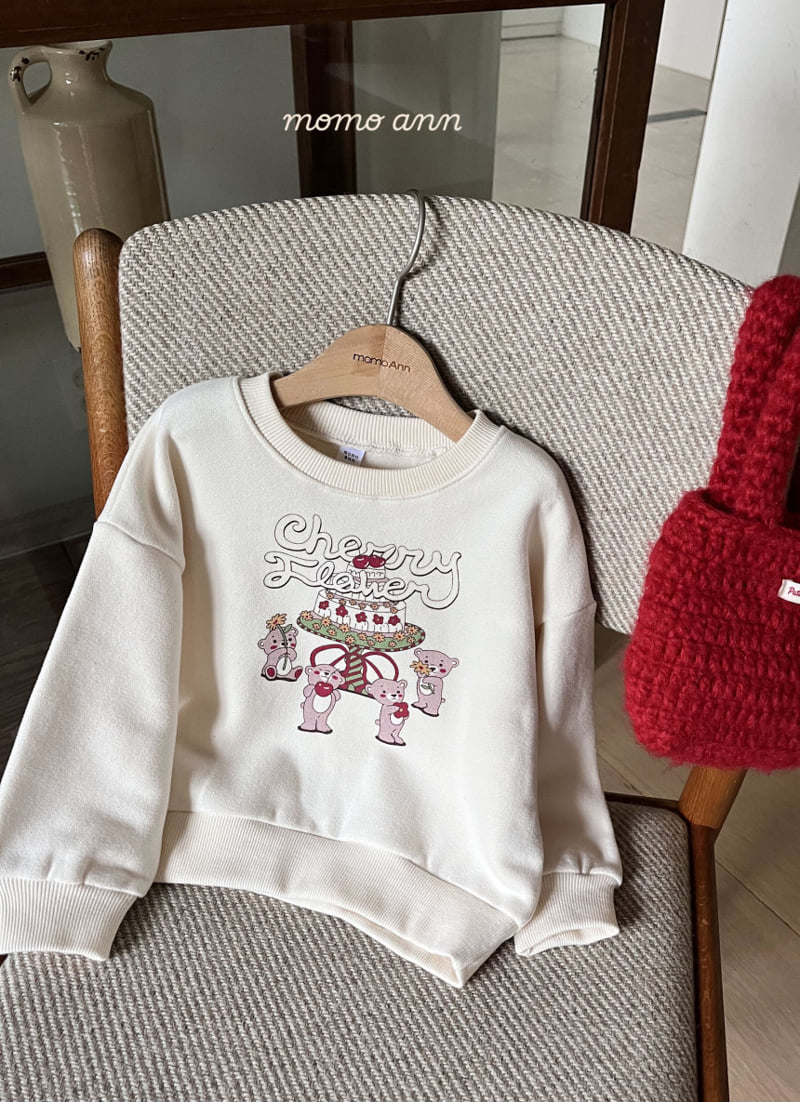 Momo Ann - Korean Children Fashion - #littlefashionista - Cherry Sweatshirt