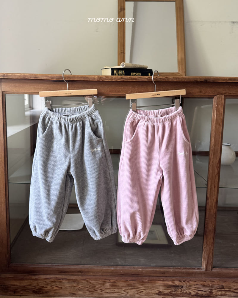 Momo Ann - Korean Women Fashion - #momslook - Velour Jogger Pants (with Mom) - 8