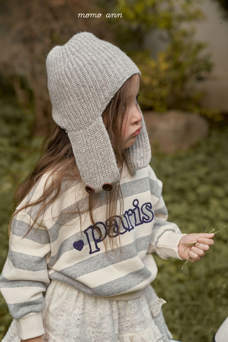 Momo Ann - Korean Women Fashion - #pursuepretty - Paris Sweatshirt (with Mom) - 2