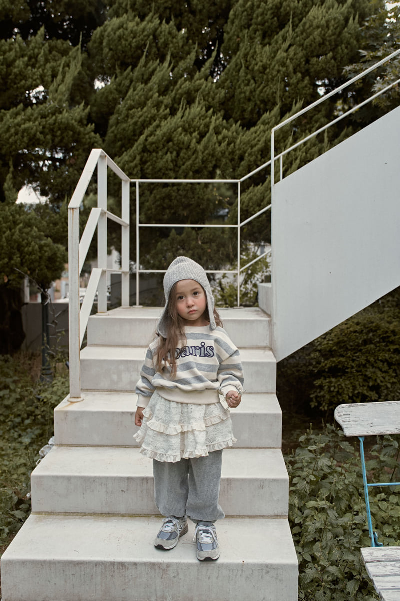 Momo Ann - Korean Women Fashion - #restrostyle - Paris Sweatshirt (with Mom) - 3
