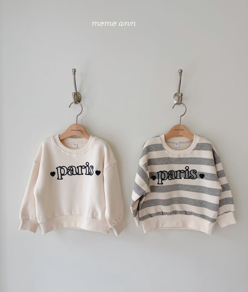 Momo Ann - Korean Women Fashion - #shopsmall - Paris Sweatshirt (with Mom) - 5