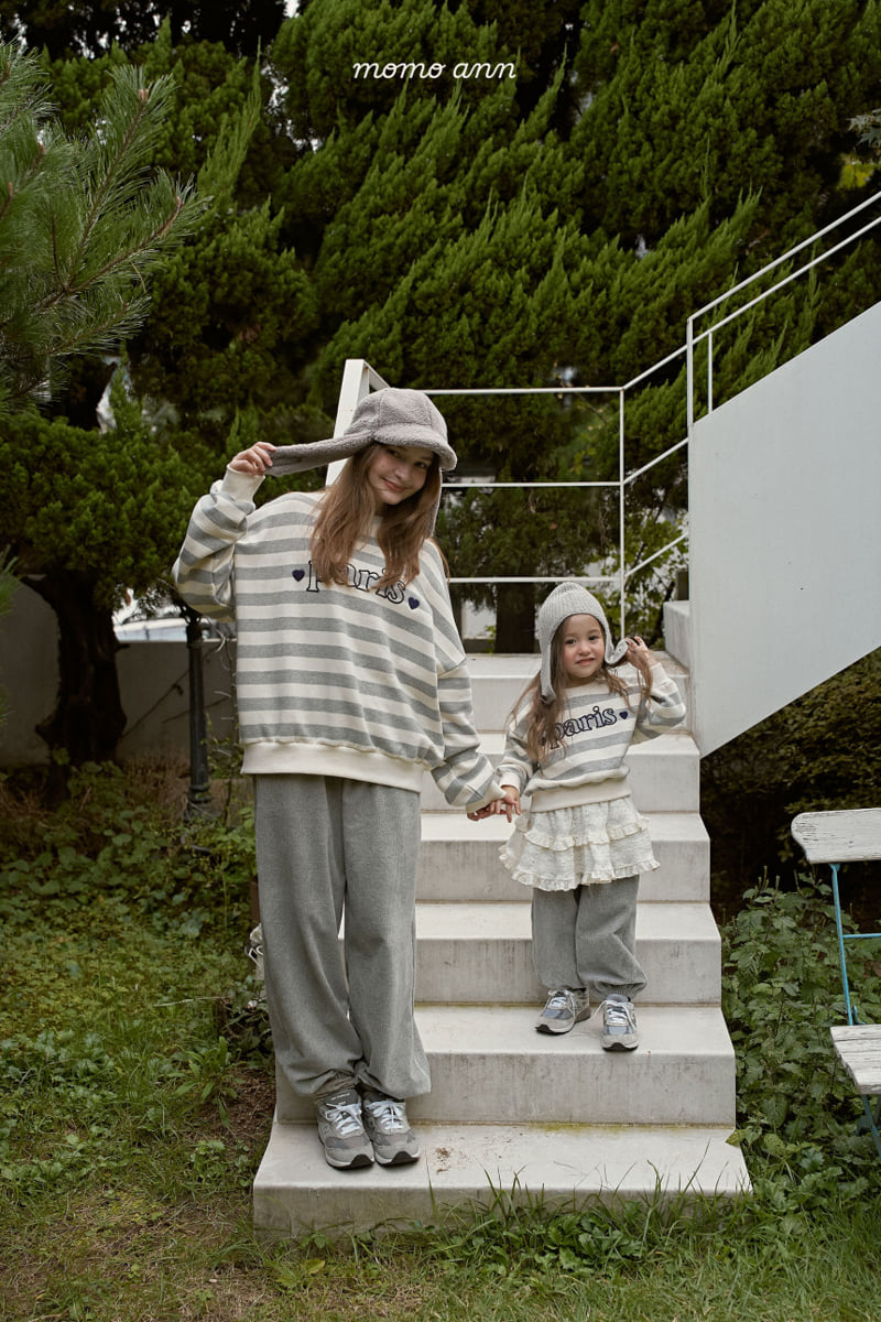 Momo Ann - Korean Women Fashion - #womensfashion - Paris Sweatshirt (with Mom) - 9