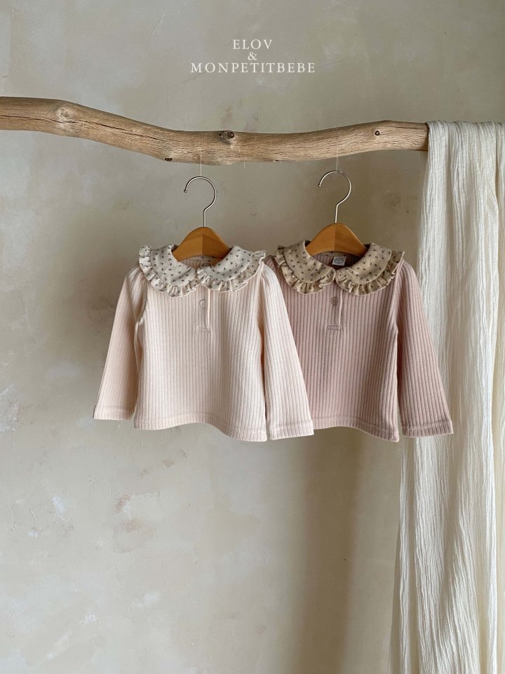 Mon Petit Bebe - Korean Baby Fashion - #babyboutiqueclothing - Lumiel Collar Tee