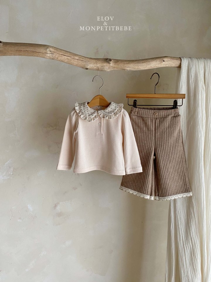 Mon Petit Bebe - Korean Baby Fashion - #babyfashion - Celine Lace Pants - 7