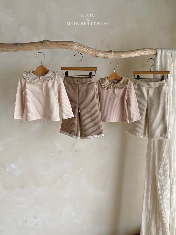 Mon Petit Bebe - Korean Baby Fashion - #babyfever - Celine Lace Pants - 8