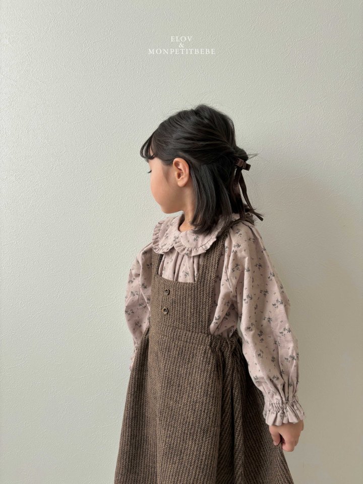 Mon Petit Bebe - Korean Baby Fashion - #babyfever - Lua Frill Blouse - 11