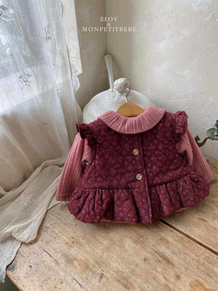 Mon Petit Bebe - Korean Baby Fashion - #babyoninstagram - Elba Frill Vest - 5