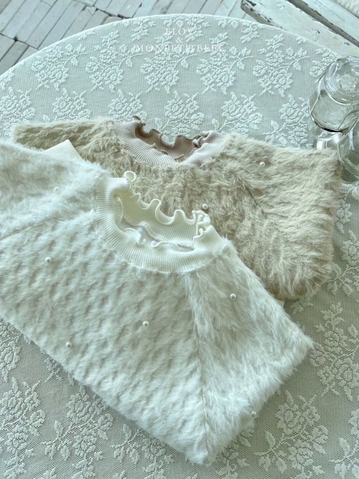 Mon Petit Bebe - Korean Baby Fashion - #babyoutfit - Object Sweatshirt