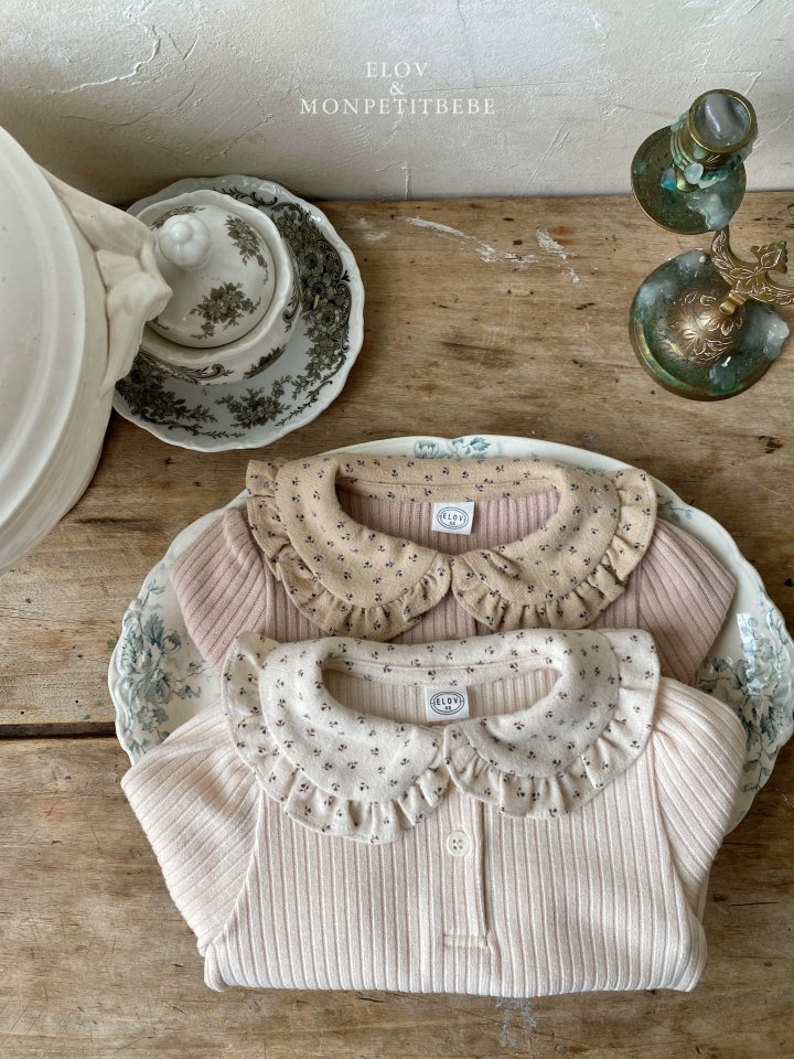 Mon Petit Bebe - Korean Baby Fashion - #babyoutfit - Lumiel Collar Tee - 9
