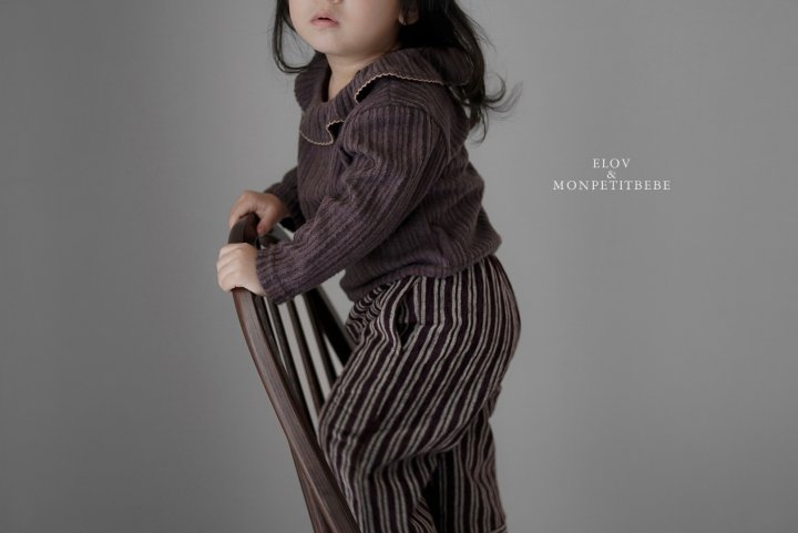 Mon Petit Bebe - Korean Baby Fashion - #babyoutfit - Louanne Frill Tee - 3