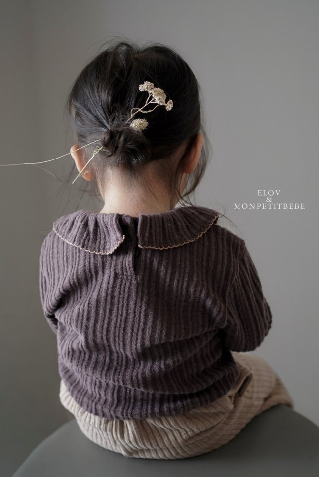 Mon Petit Bebe - Korean Baby Fashion - #babyoutfit - Louanne Frill Tee - 4