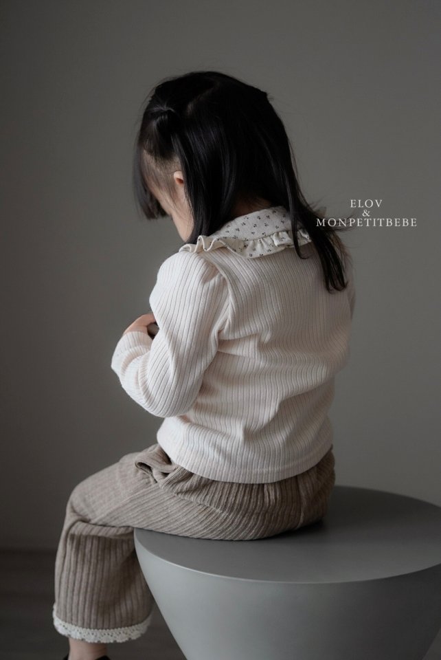 Mon Petit Bebe - Korean Baby Fashion - #onlinebabyboutique - Lumiel Collar Tee - 12