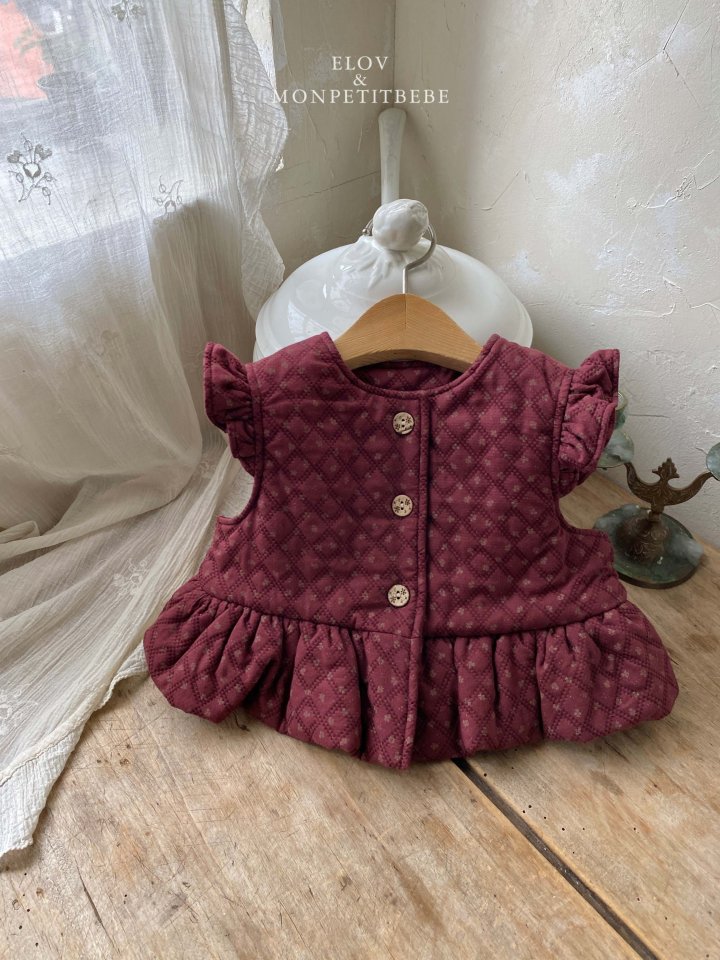 Mon Petit Bebe - Korean Baby Fashion - #onlinebabyboutique - Elba Frill Vest - 10