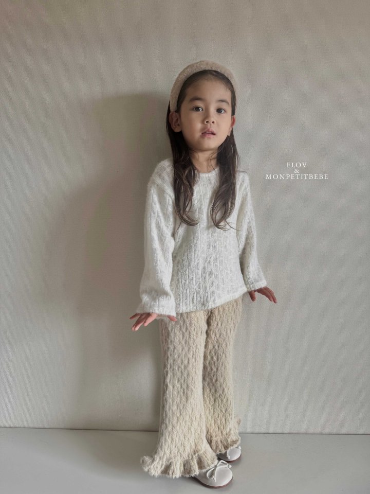 Mon Petit Bebe - Korean Baby Fashion - #onlinebabyboutique - Object Frill Pants - 4
